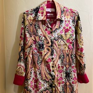 Colorful Dudalina dress. Great details. Almost new.